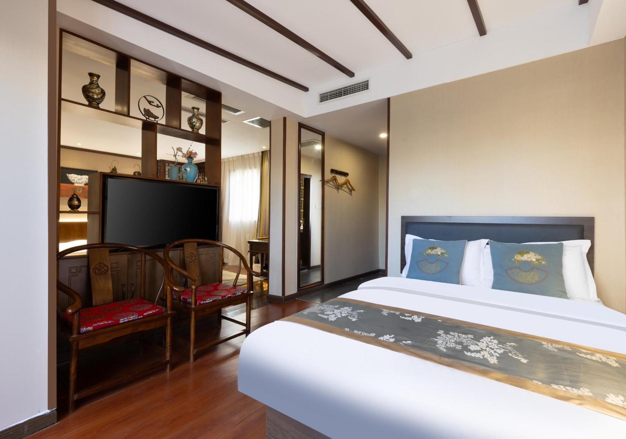 Chinese Culture Boutique Hotel-Tangfu,Traditional Chinese Theme,Heart Of Beijing,Near Forbidden City,Tiananmen Square,Hutongs,Metro Access,Free Coffee,Tea,Laundry 객실 사진